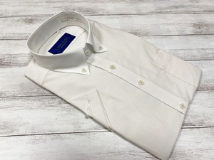 CARPENTARIA/カーペンタリア Sサイズ　形態安定　半袖 ドレスシャツ ワイシャツ ホワイト　800