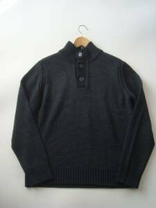 V NECK Италия производства шерсть тянуть over свитер size52