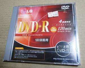 Обратное решение ★ LG Electronic Japan DVD-R ★ 4x Speed ​​★ DR-4.7V4X-1P ★ 1 Лист