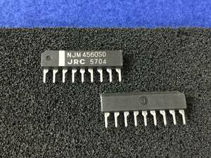 NJM4560SD【即決即送】JRC デュアルオペアンプ IC 4560SD [113TrK/274797M] JRC Dual Op. Amplifier 2個セット