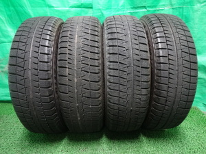 175/65R15●ブリヂストン ブリザック レボGZ BS BRIDGESTONE BLIZZAK REVO GZ 中古冬タイヤ4本●ネ99