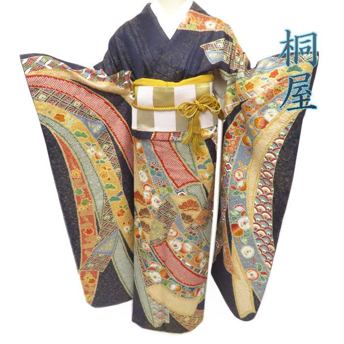 アウトレット】85万 紅型振袖 正絹 松竹梅 未使用 www.altatec-net.com