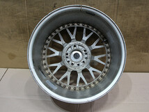 A517 深リム 廃盤レア 希少 当時物 KS SSR KOENIG ケーニッヒ 18X8J+46 PCD114.3 4穴 5穴 1本 3ピース JDM USDM 中古品 手渡し可能 山梨県_画像5