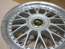 A517 深リム 廃盤レア 希少 当時物 KS SSR KOENIG ケーニッヒ 18X8J+46 PCD114.3 4穴 5穴 1本 3ピース JDM USDM 中古品 手渡し可能 山梨県_画像6