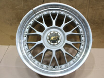 A518 深リム 廃盤レア 希少 当時物 KS SSR KOENIG ケーニッヒ 18X9J+46 PCD114.3 4穴 5穴 1本 3ピース JDM USDM 中古品 手渡し可能 山梨県_画像1