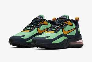 26.5cm ナイキ エア マックス270 リアクト 黄緑 AO4971-300 NIKE AIR MAX 270 REACT