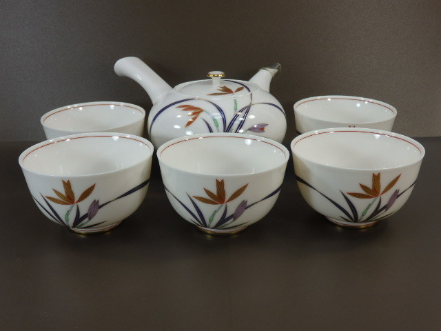 未使用】九谷焼 三晃造 急須&茶碗セット minnade-ganbaro.jp