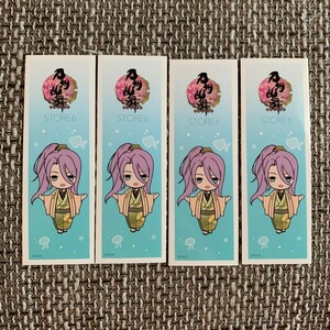 ☆刀剣乱舞 STORE6 購入特典 非売品 ステッカー 4枚セット 蜂須賀虎徹☆