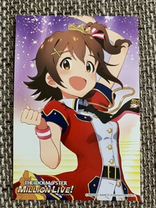 ☆アイドルマスター ミリオンライブ オフィシャルショップ ナムコ キャラポップ ポストカード 春日未来☆