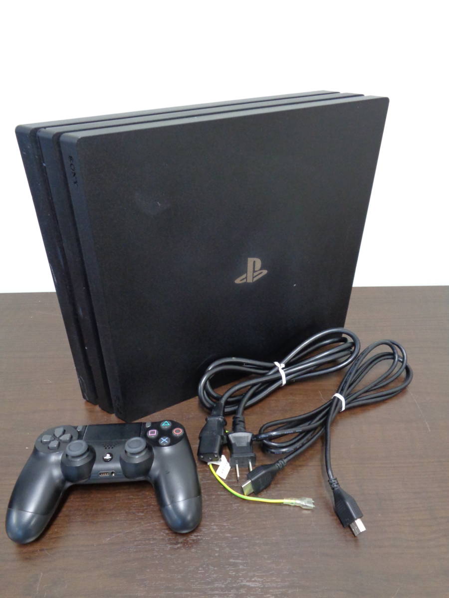 返品送料無料 美品 Ps4 プロ 配線類 コントローラー 黒 初期化済み 動作確認済 Cuh 708b Playstation4 Sony ブラック 1tb 本体 Pro Ps4本体 Hanoverareafoodshelf Org
