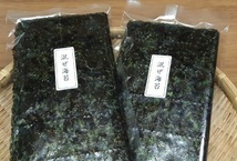 香りさわやか浜名湖のり混ぜ海苔2帖(20枚)ご飯のお供ラーメンのトッピングに青飛び海苔_画像1