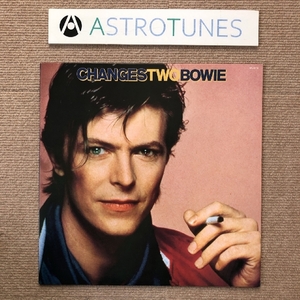 美盤 デビッド・ボウイ David Bowie 1982年 LPレコード 美しき魂の告白 ChangesTwoBowie 名盤 国内盤 Gram rock ALADDINSANE STARMAN