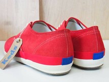 TS 展示品 デッドストック Keds ケッズ TRIUMPH RED’S スエードレザー スニーカー 赤 サイズ27_画像3