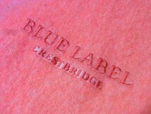 綺麗 BLUE LABEL CRESTBRIDGE ブルーレーベルクレストブリッジ 大判 リバーシブル ウール ショール マフラー ピンク 小物_画像4