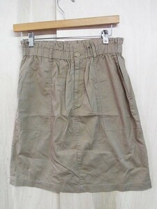  beautiful IENA Iena waist rubber cotton skirt beige size 36