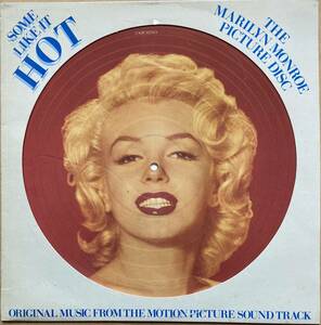 ピクチャー盤 MARILYN MONROE マリリン・モンロー / SOME LIKE IT HOT UASP-30226 