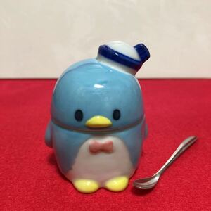 タキシードサム◇調味料入れ◇薬味入れ◇陶器製◇1998年◇スプーン付き◇サンリオ◇SANRIO◇激レア