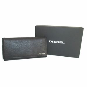 DIESEL ディーゼル 長財布 長札入 羊革 X03928-PR271-T8013 ブラック