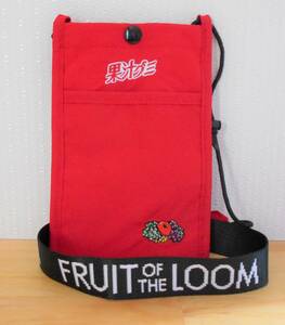 [ new goods ]FTL×..gmi collaboration sakoshu bag red FRUIT OF THE LOOM