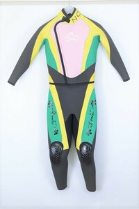 World Dive 3.5mm обратная сторона ворсистый женский дайвинг мокрый костюм 2 деталь (158cm/52kg)[Wsuit-1907-16]