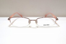 miu miu(ミュミュウ)VMU75D col.8AJ101ヴィンテージメガネフレーム新品めがね眼鏡サングラス特価_画像1