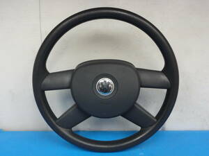 * Heisei era 17 year car Volkswagen GH-1KBLX Golf steering gear steering wheel original *F22278