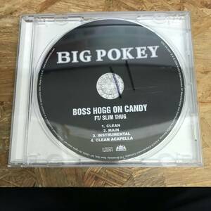 ● HIPHOP,R&B BIG POKEY - BOSS HOGG ON CANDY FT/SLIM THUG INST,シングル,MEGA RARE,入手困難 CD 中古品