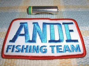 ANDE/アンデ！釣り具メーカー/大物/ワッペン/エンブレム