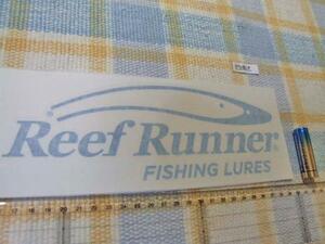 Reef Runner Fishing Luresリーフランナー緑文字抜きステッカー