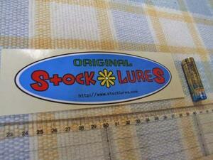StockLures/ストックルアー！楕円ブルーステッカー・シール☆