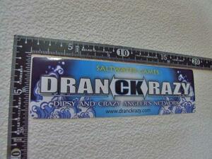 Dranckrazy/ドランクレイジー/ブルー/ステッカー/シール/大