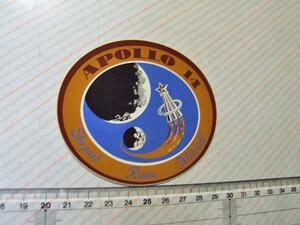 NASA/nasa! Apollo 14 number / sticker / seal * * Yahoo! shopping store / rare thing association *. beautiful . also large amount exhibiting!