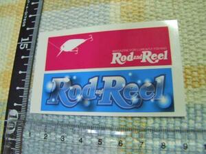 Rod&Reel/ロッド＆リール/シート/ステッカー/シール/A　※ ヤフーショッピングストア/レア物商会・健美堂でも大量出品中！