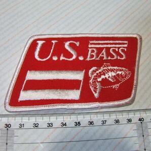 U.S. Bass！バスプロのレッドワッペン☆の画像1