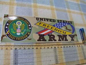 United States Army America land army! free country. sticker seal *