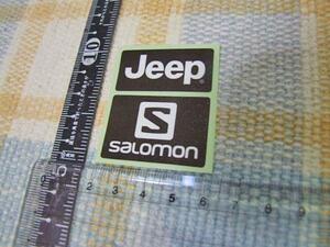 Salomon x Jeep/サロモンｘジープ/シート/ステッカー/シール/A　※ ヤフーショッピングストア/レア物商会・健美堂でも大量出品中！