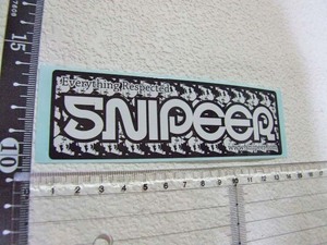 SNIPEER/スナイパー/黒/ステッカー/シール/A ※ ヤフーショッピングストア/レア物商会・健美堂でも大量出品中！