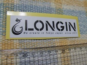 LONGIN/ロンジン/伊藤仁/シーバスルアー/白/ステッカー/シール/小 ※ ヤフーショッピングストア/レア物商会・健美堂でも大量出品中！