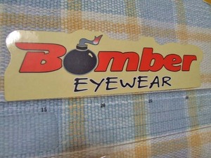 Bomber Eyewear/ボンバー/サングラス/ステッカー/シール　※ヤフーショッピングストア/レア物商会・健美堂でも大量出品中！