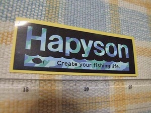 Hapyson/ハピソン/フィッシングライフ/ステッカー/シール/C　※ヤフーショッピングストア/レア物商会・健美堂でも大量出品中！