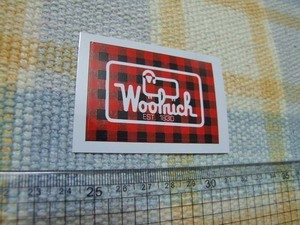 WOOLRICH/ウールリッチ/アウトドア/ステッカー/シール/小 ※ ヤフーショッピングストア/レア物商会・健美堂でも大量出品中！