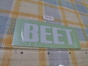 BEET/beet Japan/ビート/マフラー/バイク用品/文字抜き/ステッカー/シール ※ ヤフーショッピングストア/レア物商会・健美堂でも大量出品中