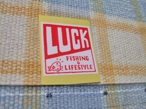 LUCK Fishing&Lifestyle/滋賀県/ステッカー/シール/E ※ヤフーショッピングストア/レア物商会・健美堂でも大量出品中！