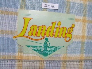 Landing /スポーツフィッシングマガジン/アメリカ/ステッカー/シール ※ ヤフーショッピングストア/レア物商会・健美堂でも大量出品中！