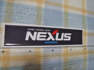 Shimano/シマノ！Nexus/ネクサス/黒/ステッカー/シール/A　※ヤフーショッピングストア/レア物商会・健美堂でも大量出品中