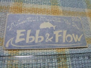 Ebb & Flow/エブアンドフロー/青/ステッカー/シール　※ ヤフーショッピングストア/レア物商会・健美堂でも