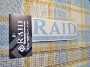 RAID JAPAN/レイドジャパン/文字抜き/ステッカー/シール/C ※ ヤフーショッピングストア/レア物商会・健美堂でも大量出品中！