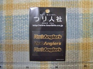 つり人社/ノースアングラーズ/North Angler's/ステッカー/シール　※ ヤフーショッピングストア/レア物商会・健美堂でも大量出品中！