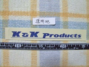 K&K Products /K&K プロダクツ/ウェーダー/ステッカー/シール ※ヤフーショッピングストア/レア物商会・健美堂でも大量出品中！