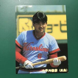 1985年　カルビー　プロ野球カード　85年　164番　広島　小早川　　　【管理NO:5-63】